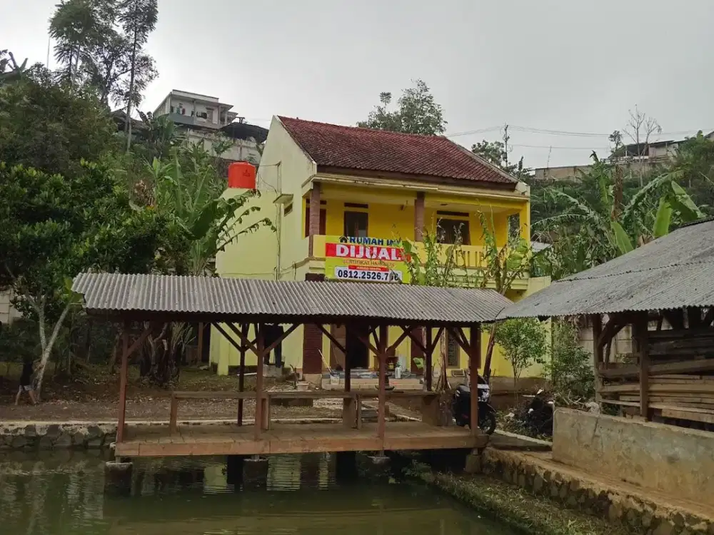 Langka!!! Rumah Mandiri Multifungsi dengan Mata Air Jernih di Kawasan Sejuk Pasir Impun Atas