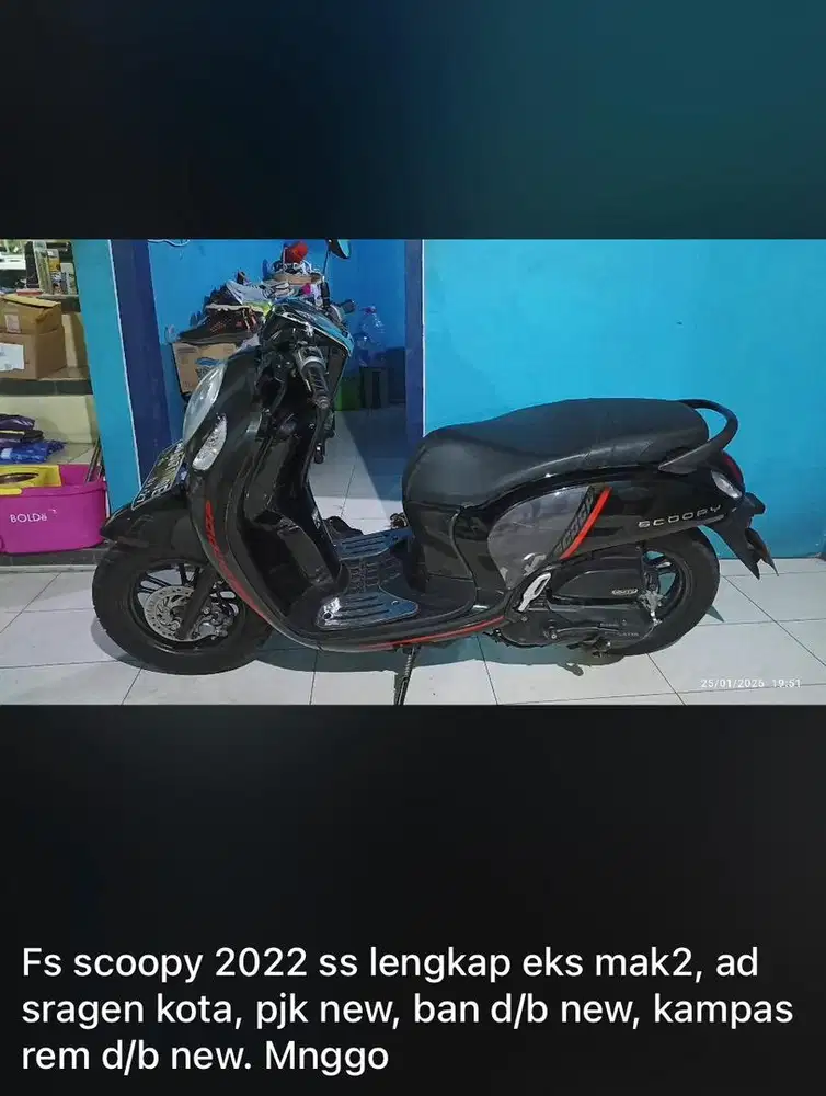 Honda scoopy 2022 eks ibu2