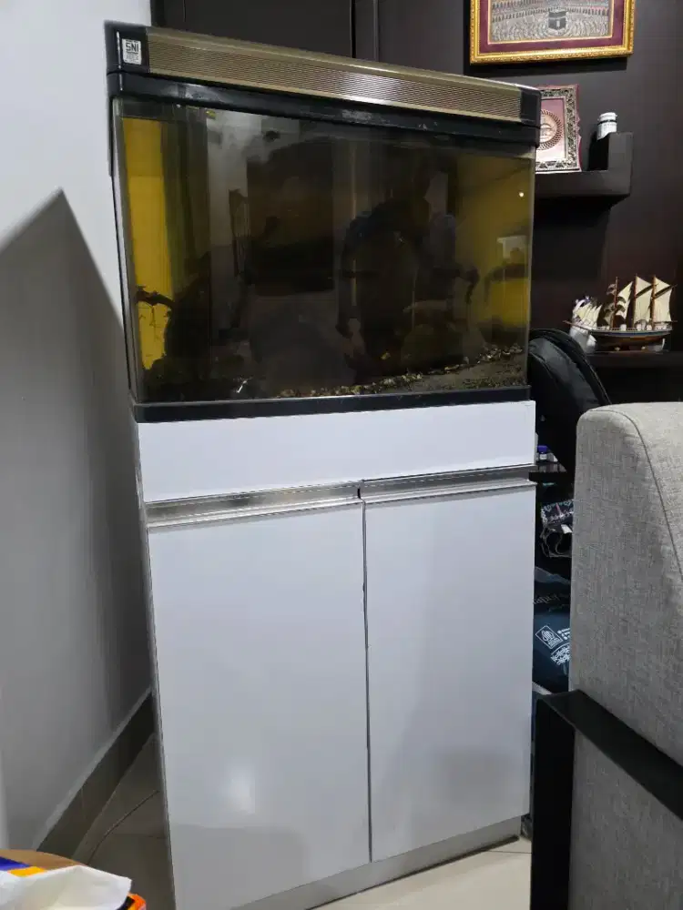 Aquarium 1 set ( dulu beli di ace hardware)