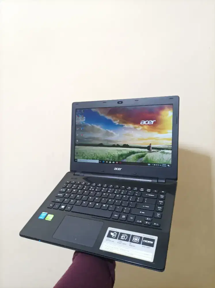 ACER ASPIRE E5-471G CORE i5 GEN 4 RAM 8GB SSD 128GB