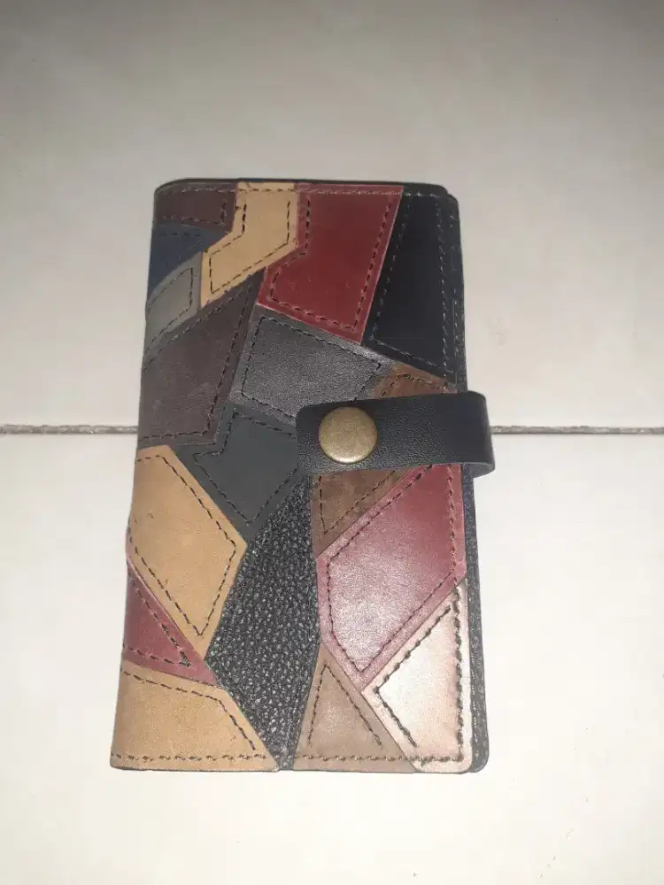 Dompet Panjang Wanita Aesthetic Kulit Asli