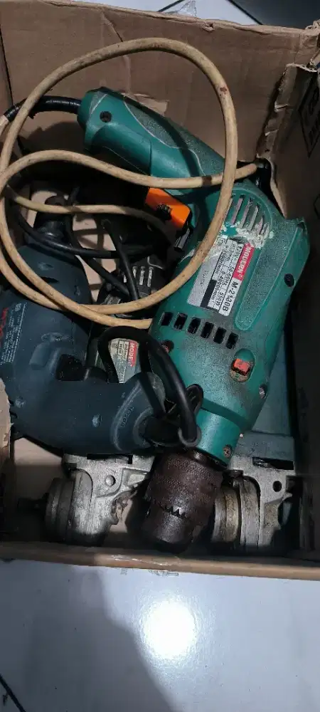 Bor bosch dan modern dan gerinda modern