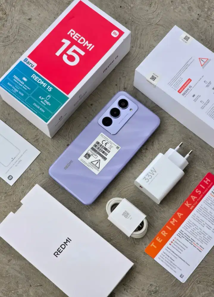 Xiaomi Redmi 15 8/256 Pemakaian Sebentar