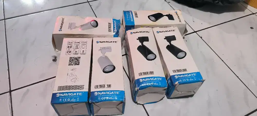 Lampu led track light navigate 30watt 6pcs borongan