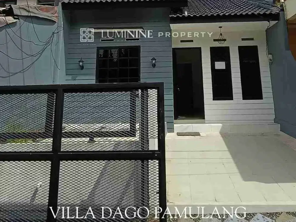 rumah murah di vila Dago Pamulang siap huni lokasi sudah jadi