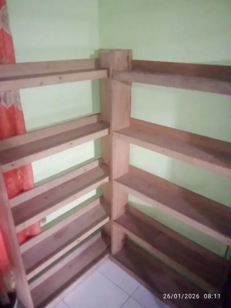 Rak bekas ikan cupang (kelatau)