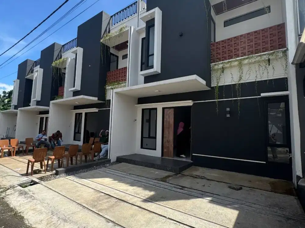 Hunian mewah siap huni akses pinggir jalan raya beji tanah baru depok