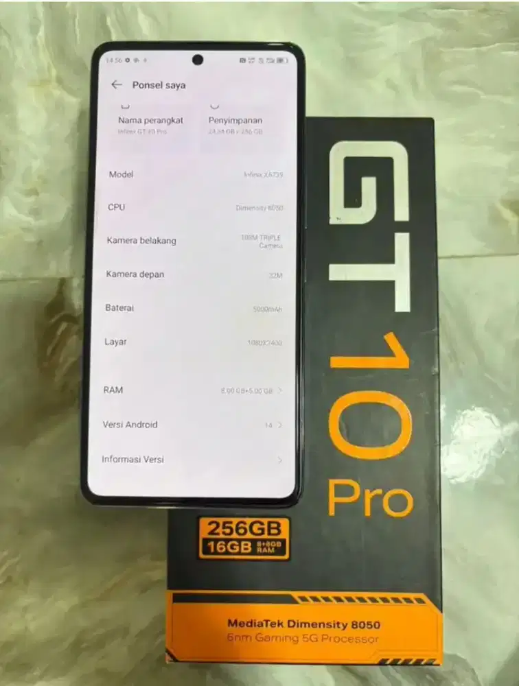 Infinix gt 10pro 8/256
