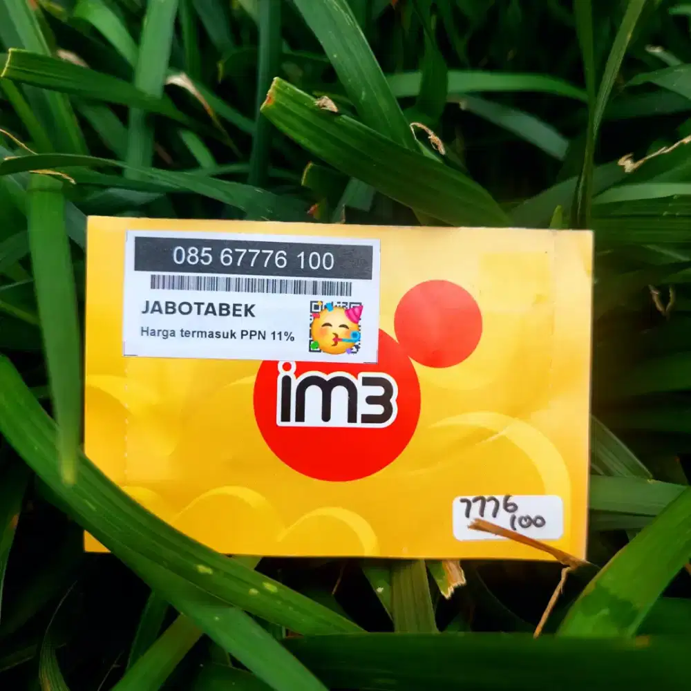 Nomor Cantik IM3 11 Digit Kartu Perdana Indosat Reguler
