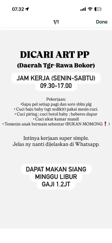 ART ASISTEN RUMAH TANGGA