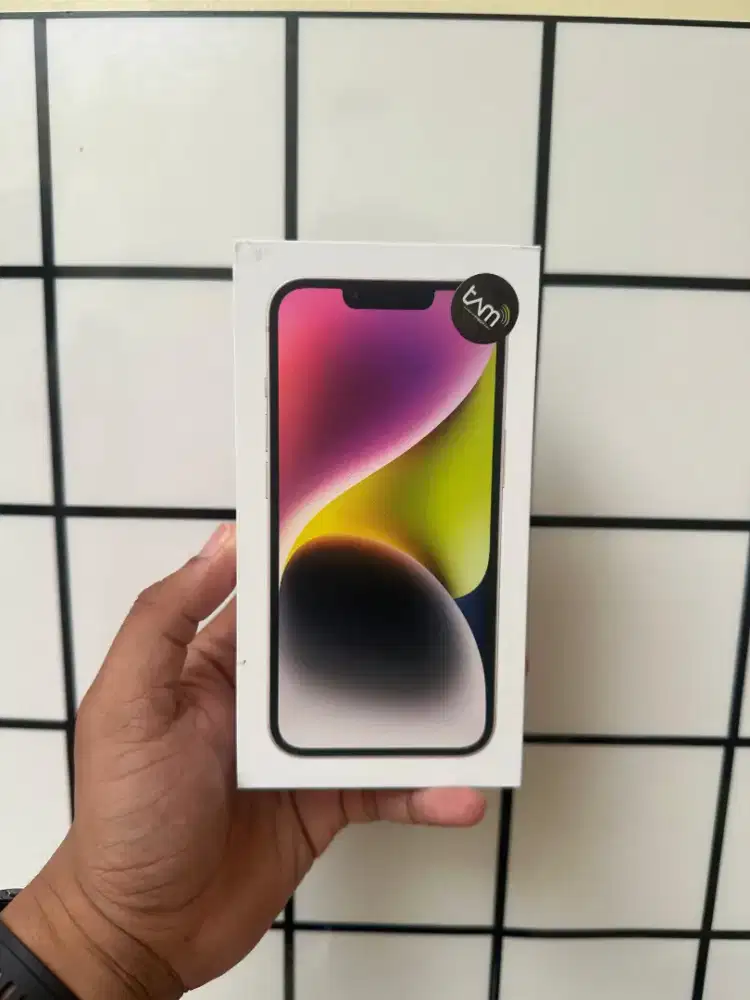 iPhone 14 128Gb Starlight Baru, Segel & Garansi Resmi
