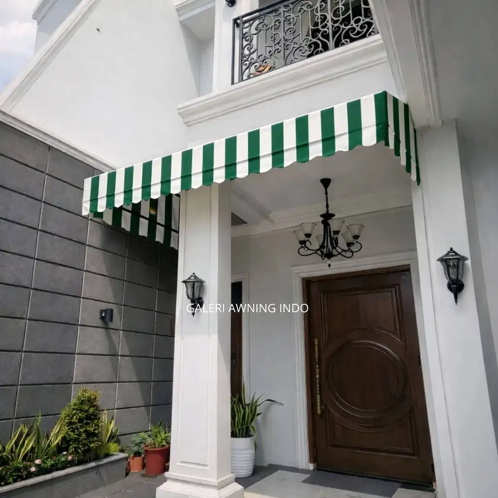 kanopi kain awning cocok buat teras rumah dan kantor