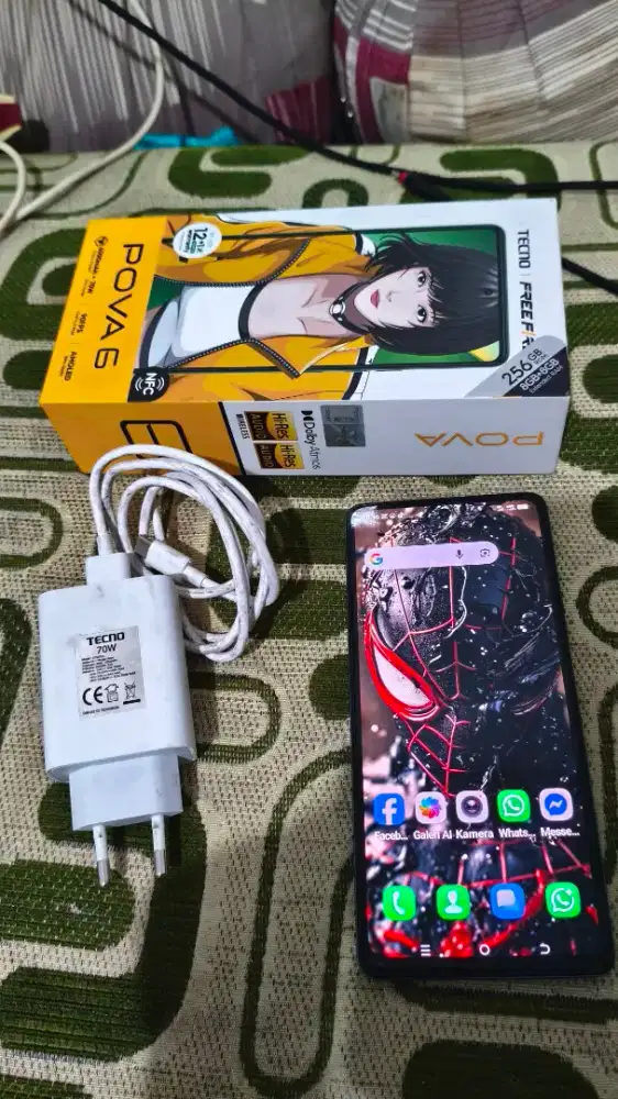 tecno pova6 4G ram 8/256 pulset