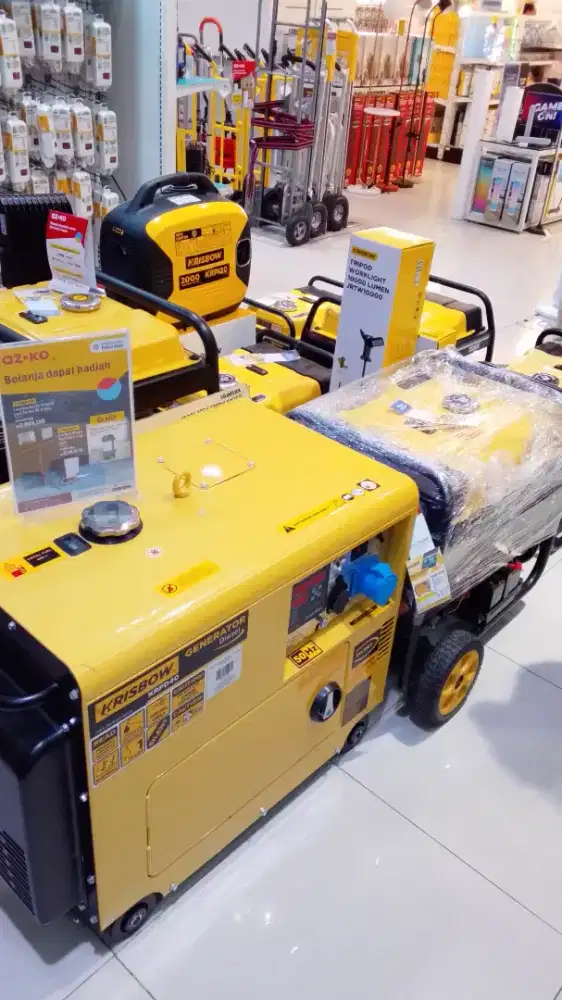 Genset krisbow 3800 5500 watt