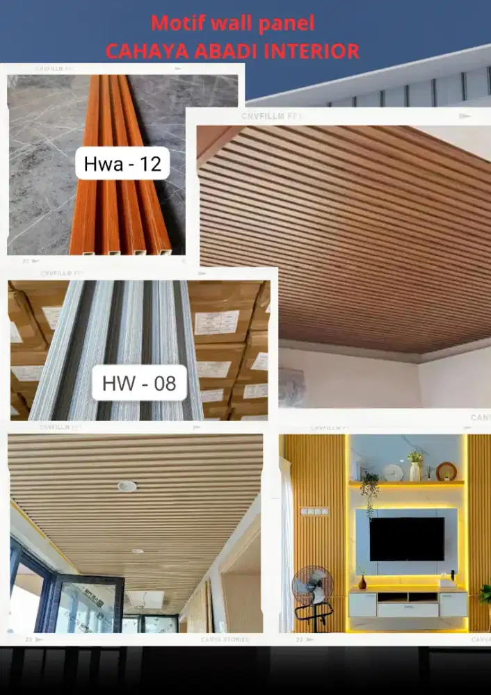 Wall panel dinding matrial