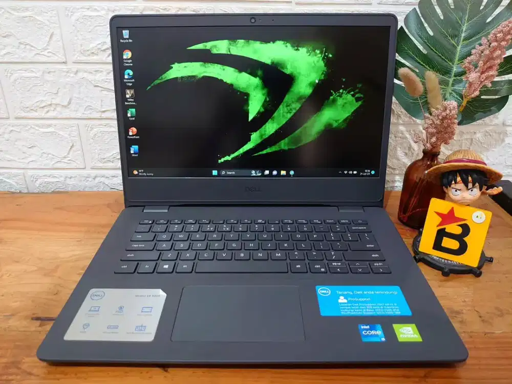 Laptop DeLL i5 gen 11 With SSD 512GB dan Ram 8Gb (Up to 32)