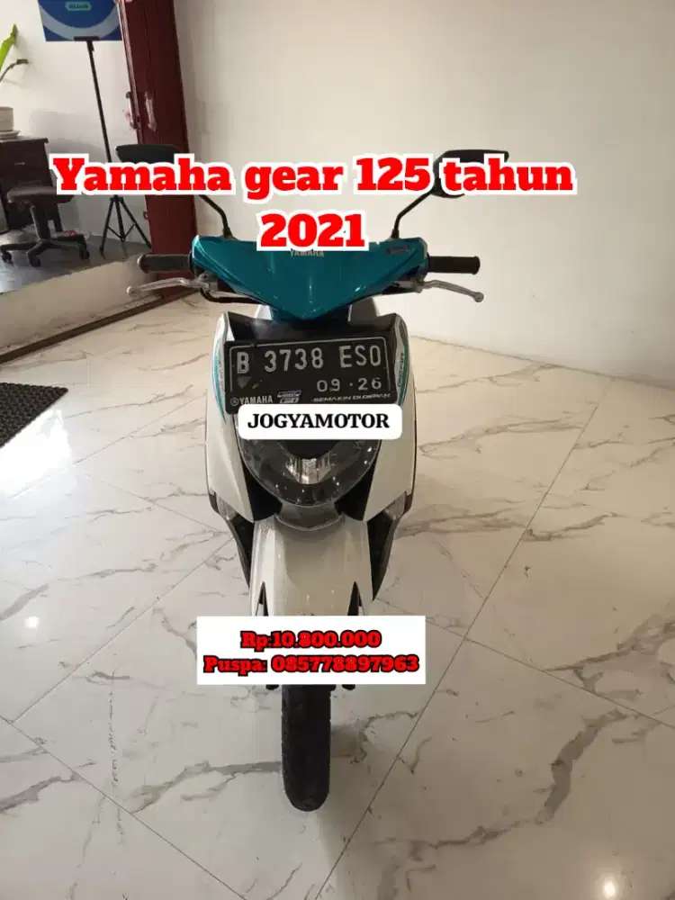 (P) yamaha gear 125 tahun 2021