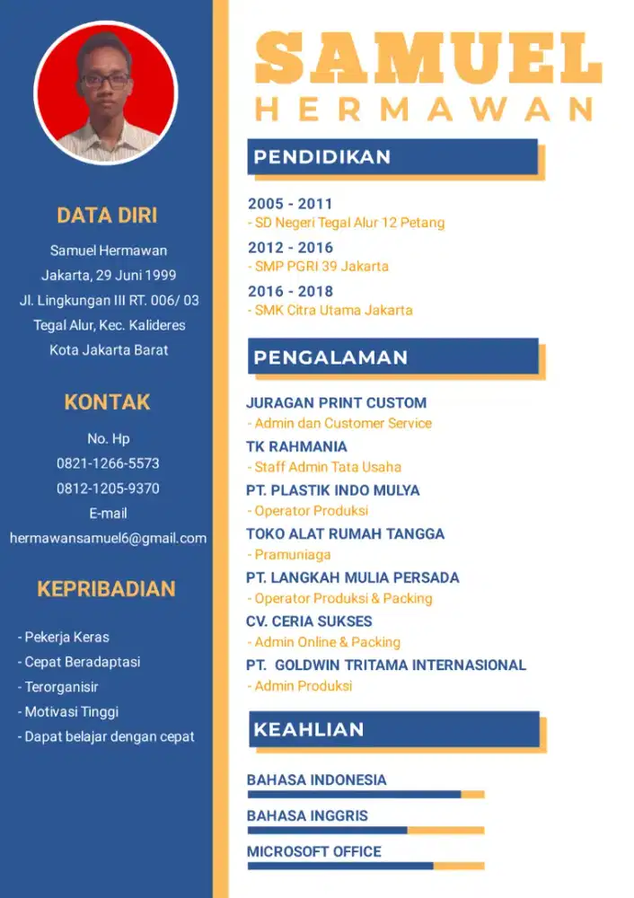 Lulusan SMK Administrasi Perkantoran tahun 2018