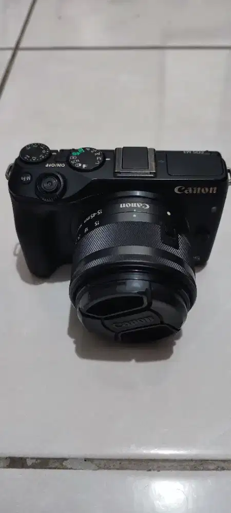 Canon mirrorless EOS M3 KIT Original – Normal 100%, Jarang Pakai