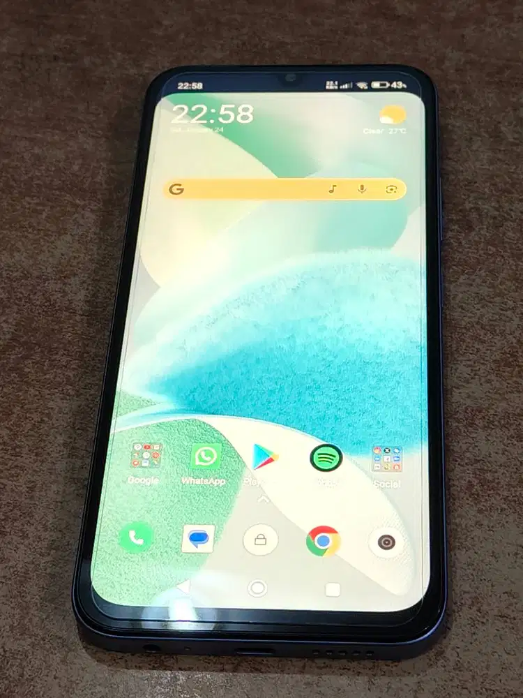 Phablet Xiaomi Poco C85 6/128 GB Purple Fullset Second Like New Gan