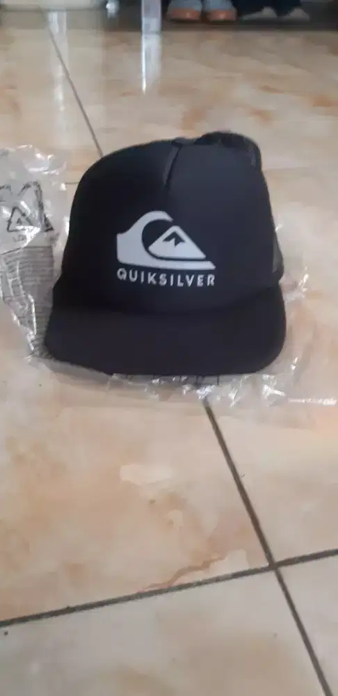Topi Trucker Quicksilver Foamslayer_Black_Original