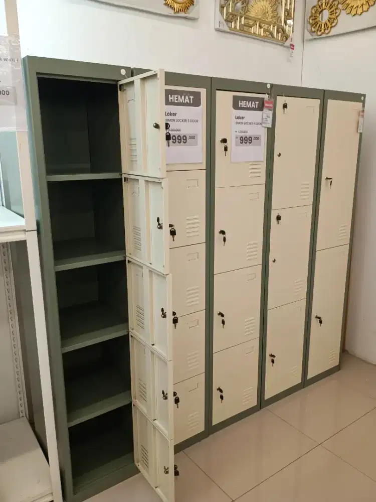 Obral loker besi anti karat/loker kantor/loker sekolah