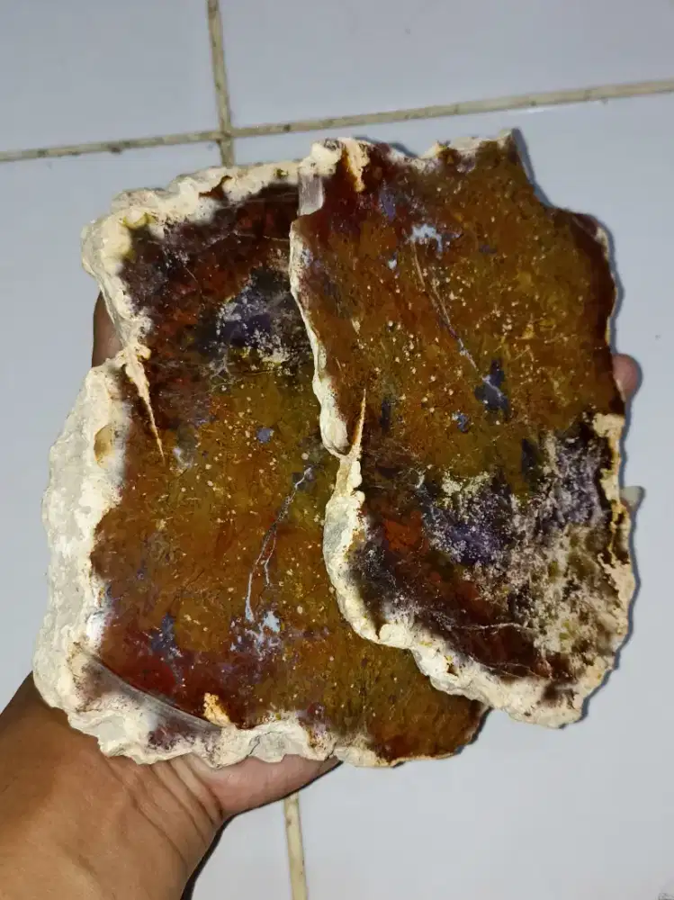 Tatakan Dari Kecubung Motif Cakep