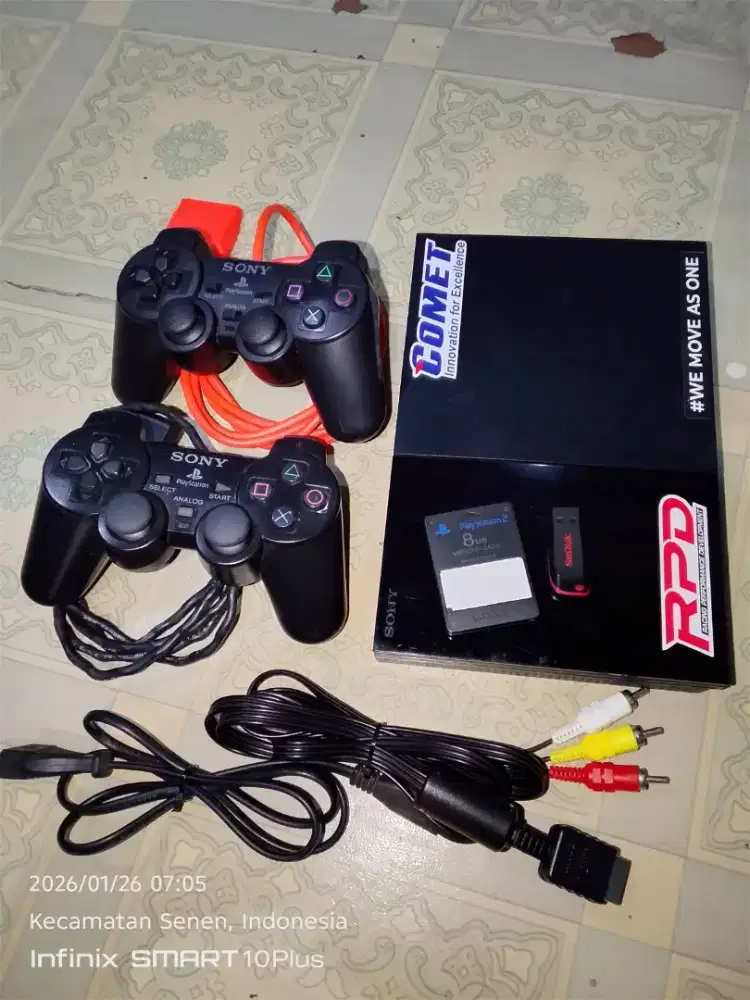 Ps2 slim matrix flashdisk 2 game tinggal pakai