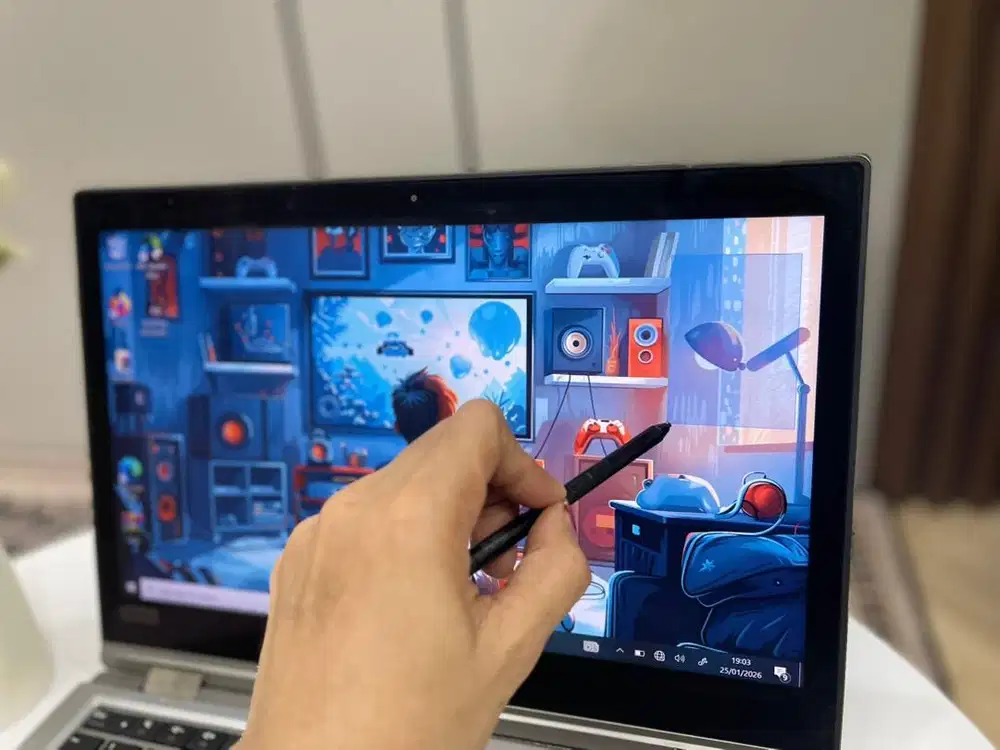 Lenovo thinkpad yoga core i5 layar sentuh pakai pen