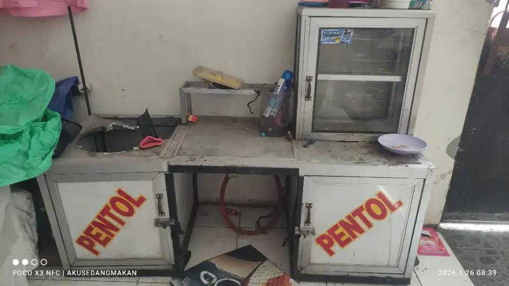 Rombong Pentol bekas