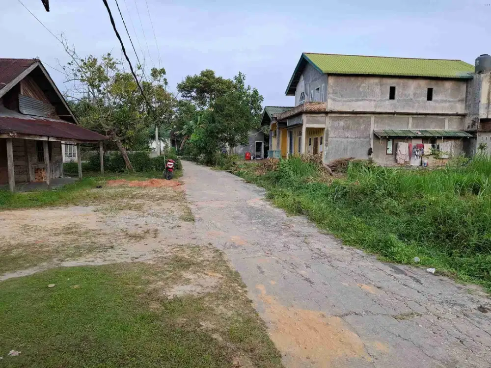 Tanah murah di kulim Pekanbaru jalan Bakti Husada