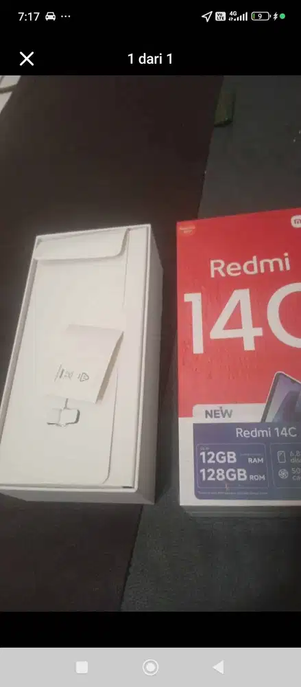 Redmi 14c ram 6 gb hitam mulus dan normal semua