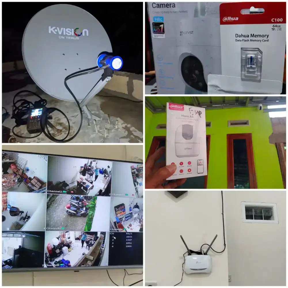Kamera cctv siap melayani servis ke lokasi