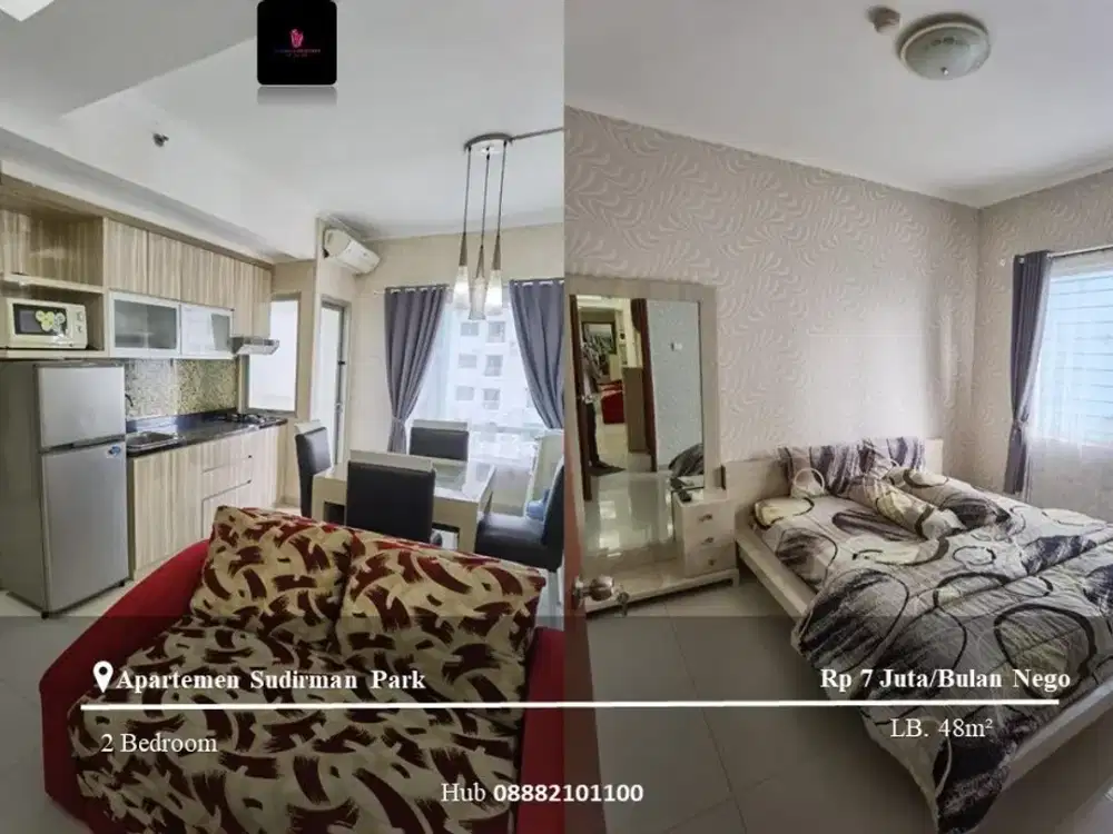 Disewakan Apartement Sudirman Park Low Floor 2BR Fully Furnished