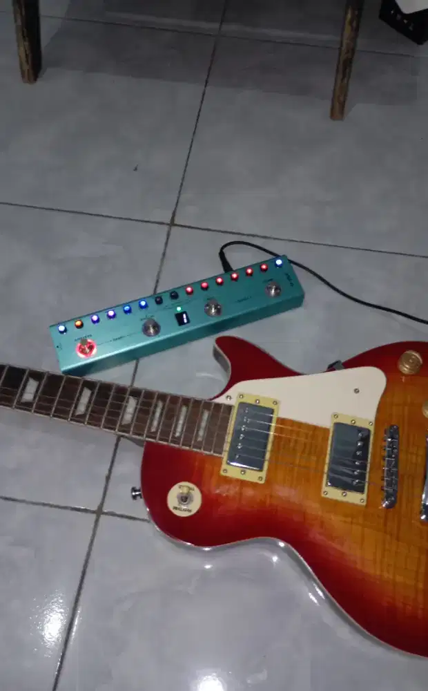 gitar listrik + efek digital