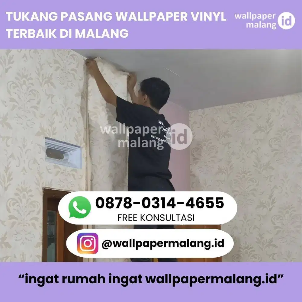 TUKANG PASANG WALLPAPER VINYL TERBAIK DI MALANG