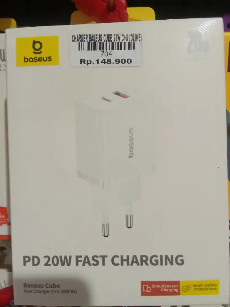 CHARGER BASEUS CUBE 20W C+U (OLIKE)