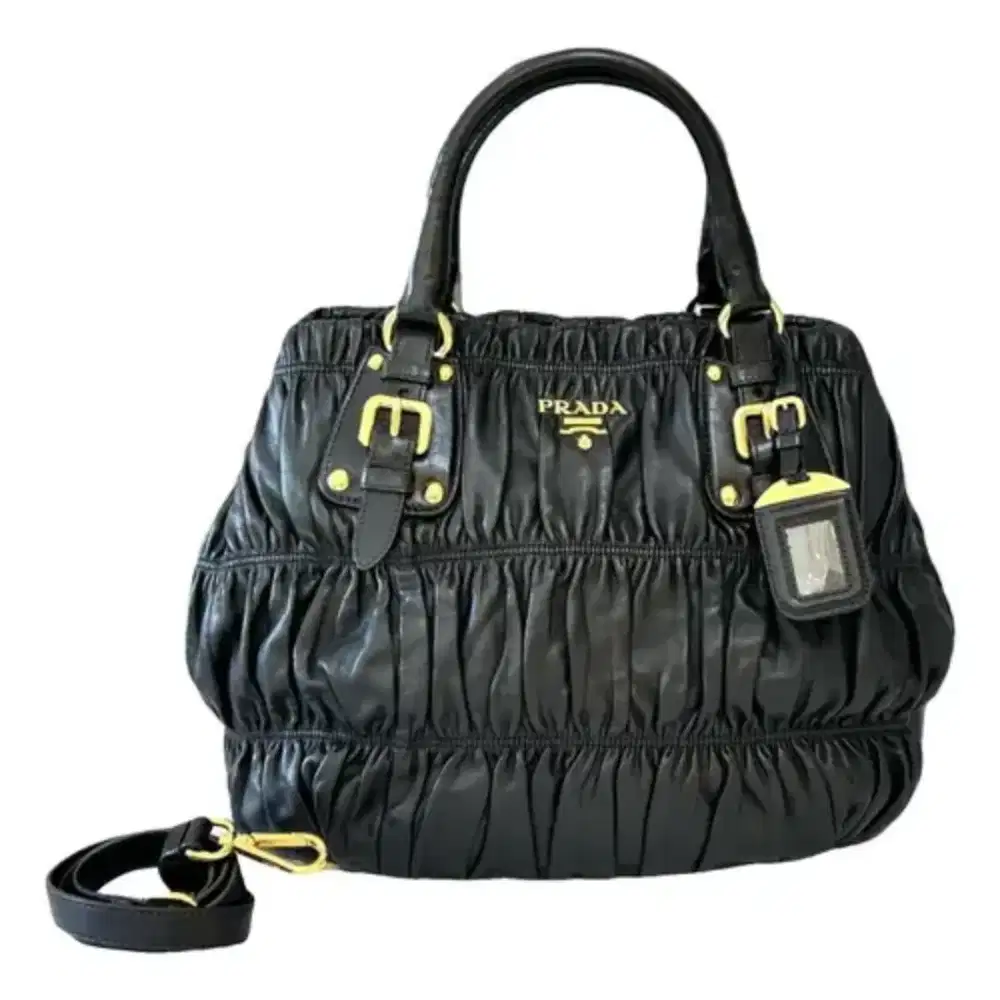 Tote bag aleather lamskinprada