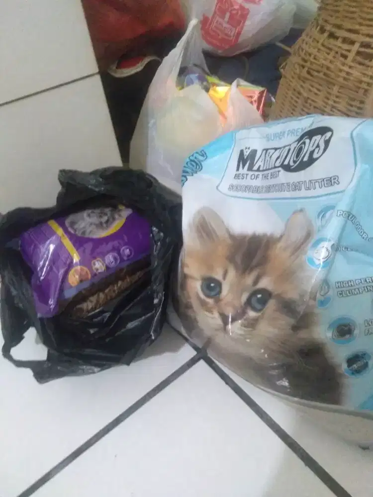 cat food bolt dan pasir markotop obral murah bandung