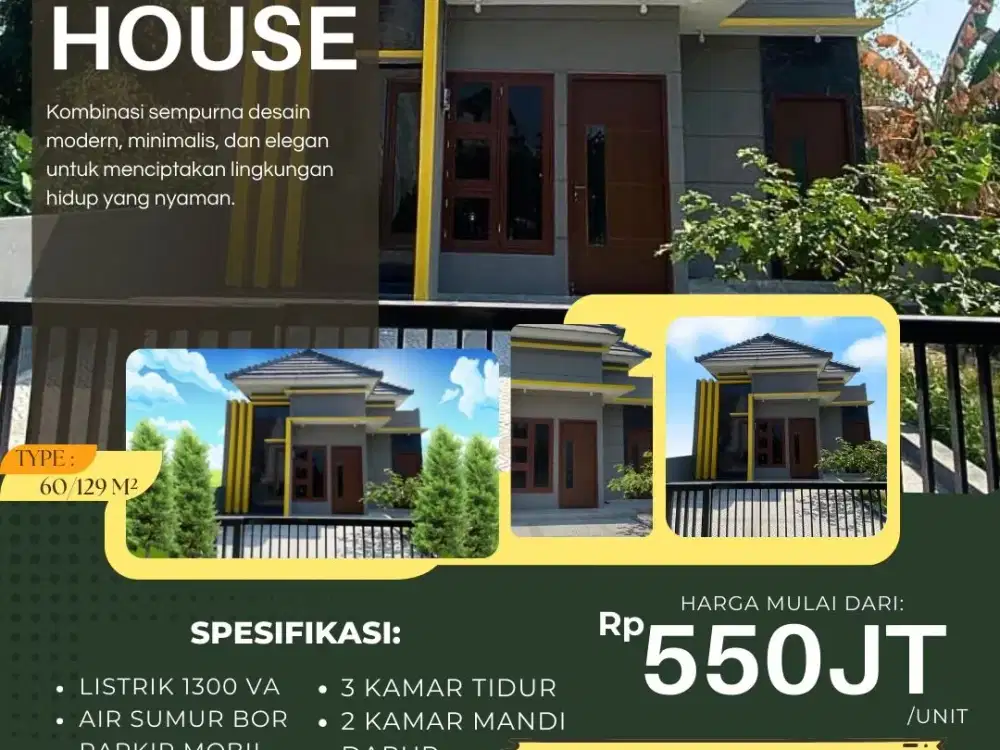 hunian modern dengan fasilitas yang nyaman