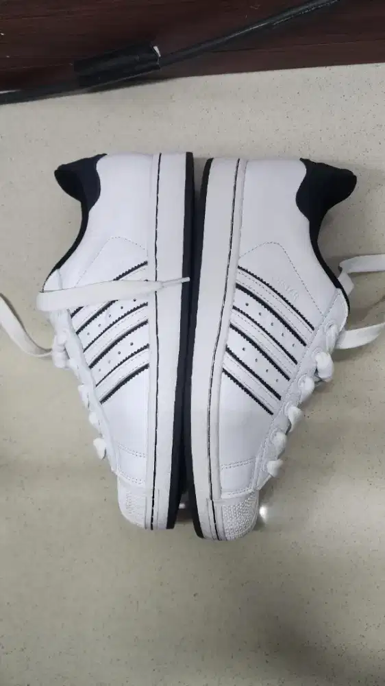 Sepatu Adidas Superstar II White Core White Black