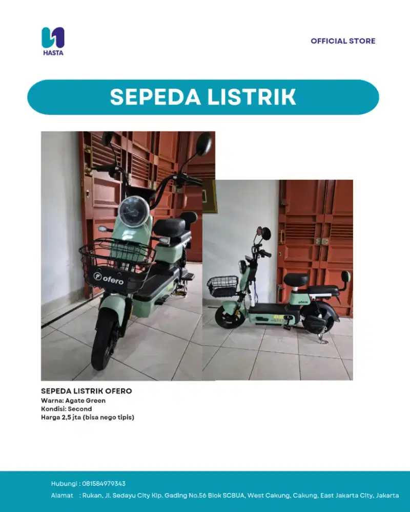Sepeda listrik ofero Ledo