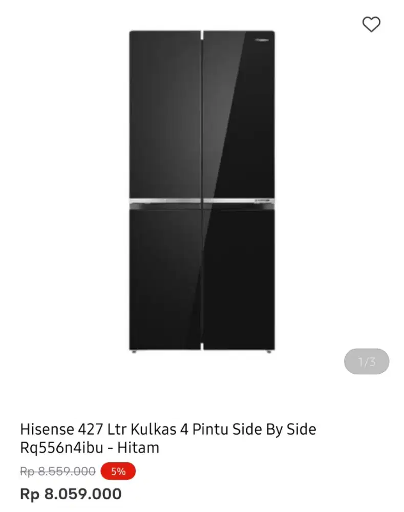 KULKAS HISENSE MULTI DOOR 427 liter