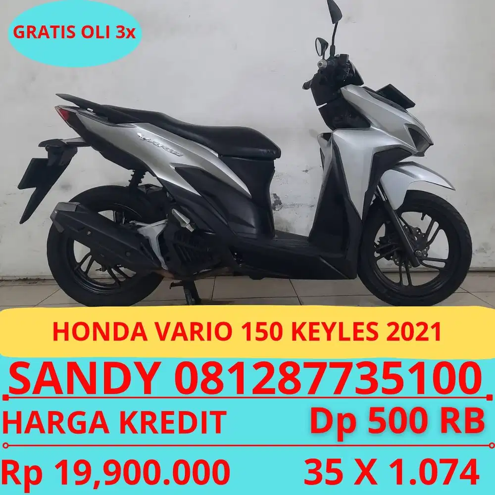 HONDA VARIO 150 KEYLES 2021 DP MURAH 500 RIBU GUYSS