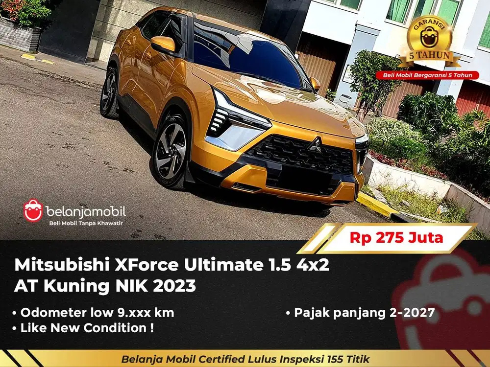 [ GARANSI 5TH ] Mitsubishi XForce X Force Ultimate 1.5 AT 2023/2024