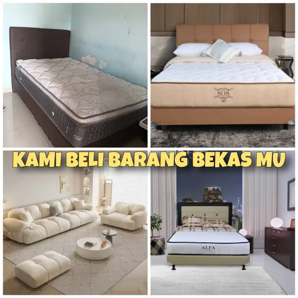 Kami beli springbed dan barang bekasnya