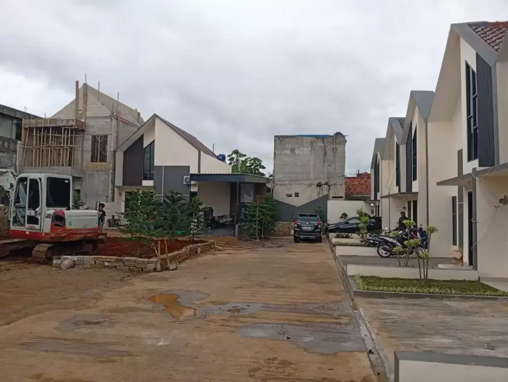 Rumah bebas banjir akses masuk mobil