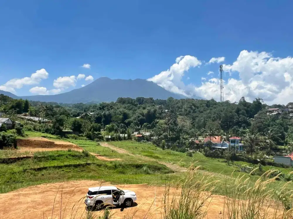 Tanah murah bebas one way di Puncak