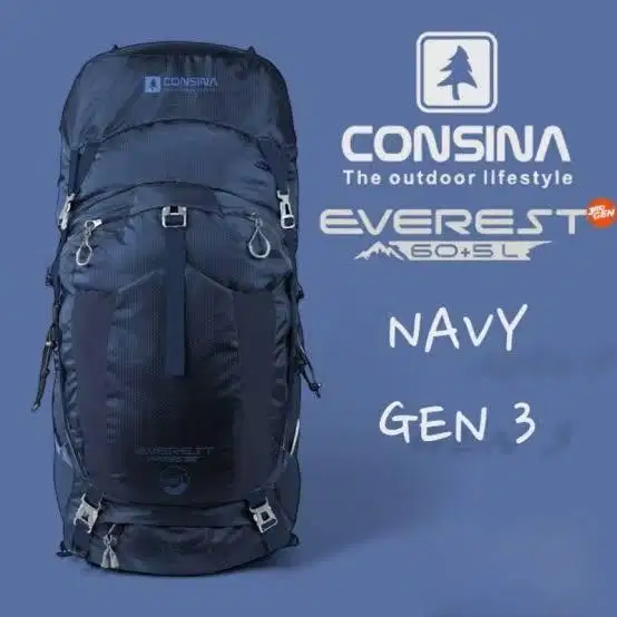 CONSINA EVEREST GEN 3 NAVY 60+5 Liter