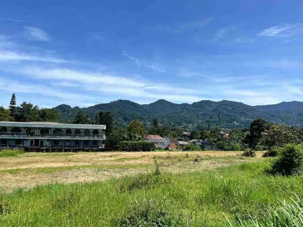 Tanah Cisarua Dekat Jalan raya Utama Puncak Di Jual